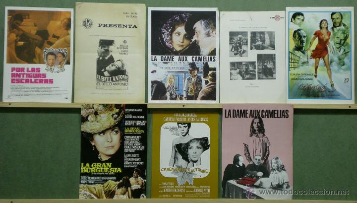 Cin&eacute;ma: TP44 MAURO BOLOGNINI COLECCION 6 GUIAS ORIGINALES + 2 DOSSIER DE PRENSA