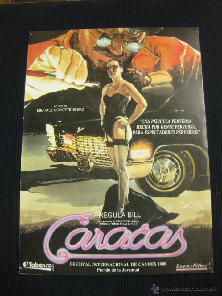 Cine: CARACAS....GUIA PUBLICITARIA  DE LA PELICULA.