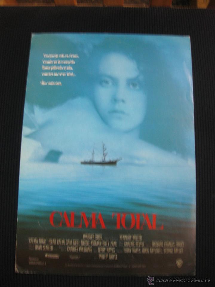 Cine: CALMA TOTAL. NICOLE KIDMAN, SAM NEILL...GUIA PUBLICITARIA  DE LA PELICULA.