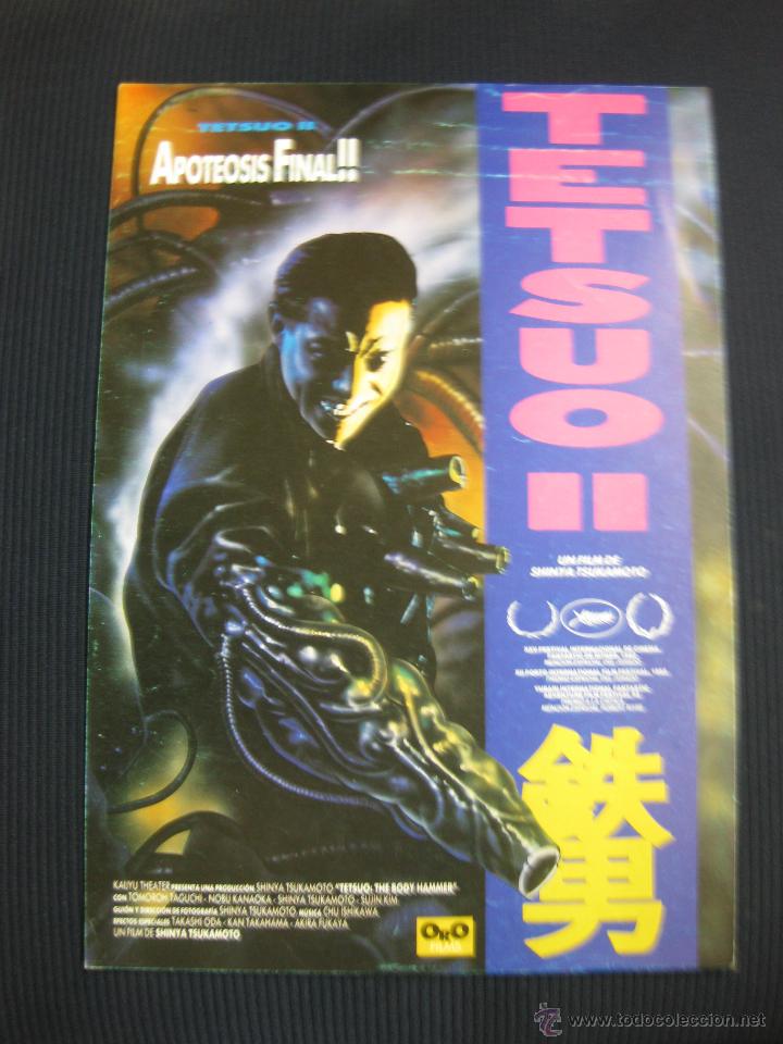 Cine: TETSUO II. APOTEOSIS FINAL...GUIA PUBLICITARIA  DE LA PELICULA.