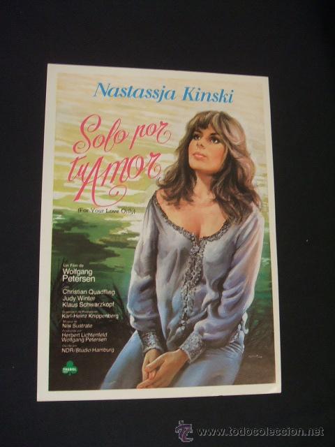 Cin&eacute;ma: SOLO POR AMOR - NATASSJA KINSKI -