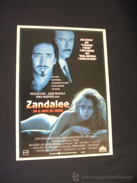 Cin&eacute;ma: ZANDALEE (EN EL LIMITE DEL DESEO) - NICOLAS CAGE - ERIKA ANDERSON -