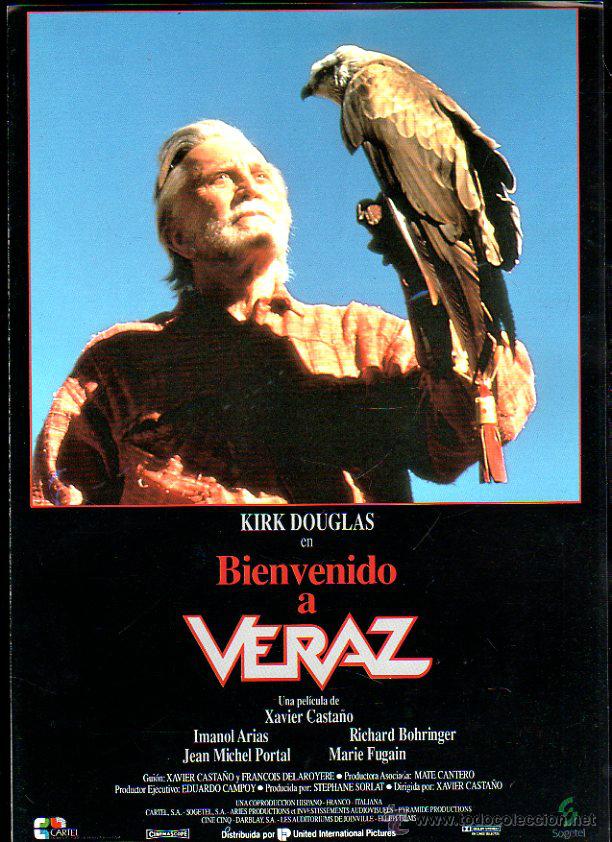 Cin&eacute;ma: GUIA PUBLICITARIA DE LA PELICULA BIENVENIDO A VERAZ. KIRK DOUGLAS