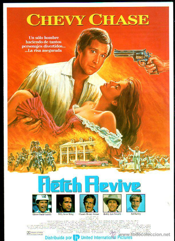 Cin&eacute;ma: GUIA PUBLICITARIA DE LA PELICULA FLETCH REVIVE. CHEVY CHASE