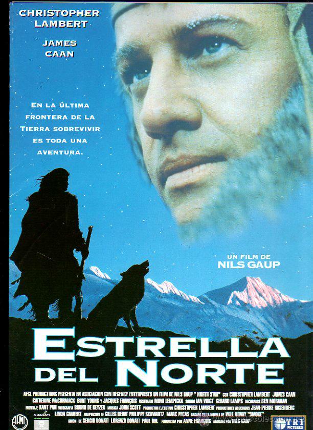 Cinema: GUIA PUBLICITARIA DE LA PELICULA ESTRELLA DEL NORTE. CHRISTOPHER LAMBERT