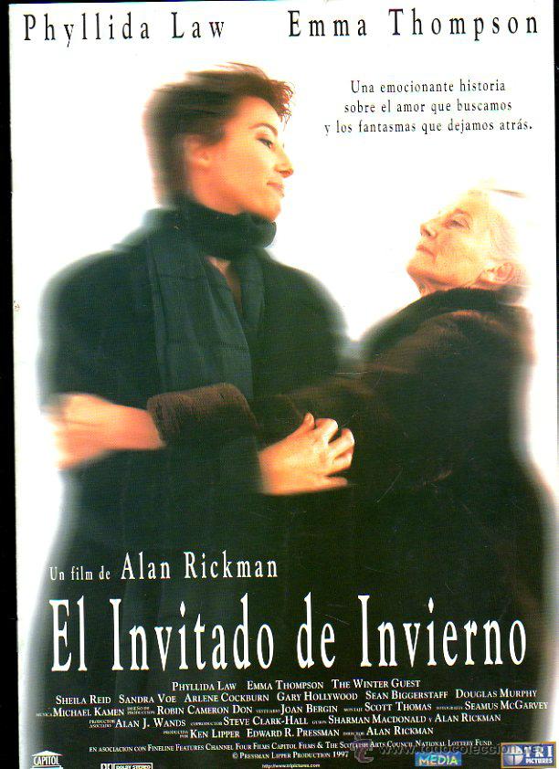 Cinema: GUIA PUBLICITARIA DE LA PELICULA EL INVITADO DE INVIERNO. PHYLLIDA LAW. EMMA THOMPSON
