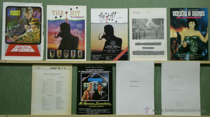 Cinema: TQ27 STEPHEN FREARS COLECCION 4 GUIAS ORIGINALES + 5 DOSSIER