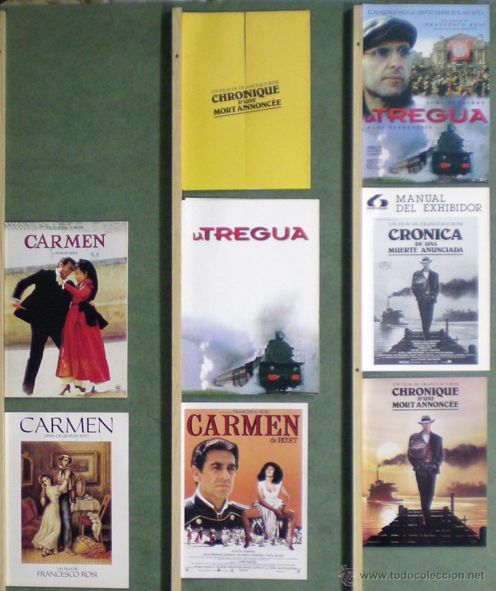 Cine: TQ66 FRANCESCA ROSI COLECCION 4 GUIAS ORIGINALES + 3 PRESSBOOK + 1 DOSSIER