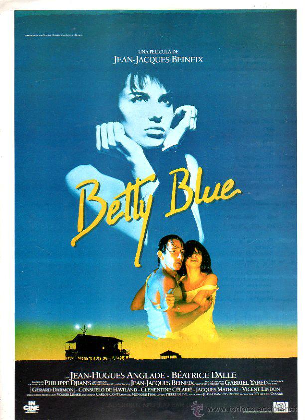 Cinema: GUIA PUBLICITARIA DE CINE DE LA PELICULA BETTY BLUE. BEATRICE DALLE.
