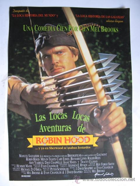 Cine: LAS LOCAS LOCAS AVENTURAS DE ROBIN HOOD  10GUIAS X 25&euro; O 100GUIASX130&euro;
