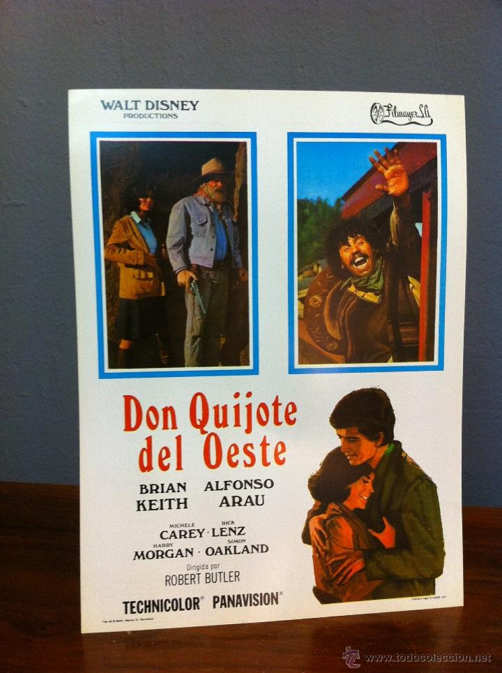 Cine: gu&iacute;a publicitaria original de la pel&iacute;cula Don Quijote del oeste