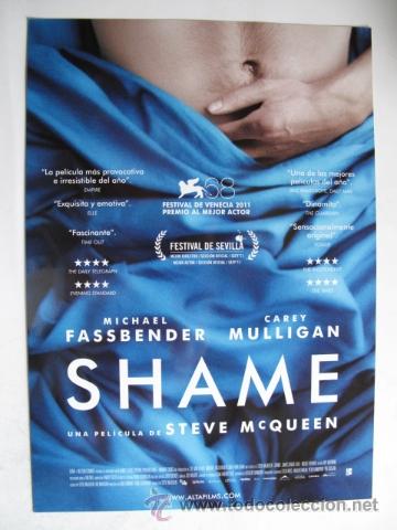 Cinema: SHAME  10GUIASX25&euro; Y 100 GUIASX130&euro;