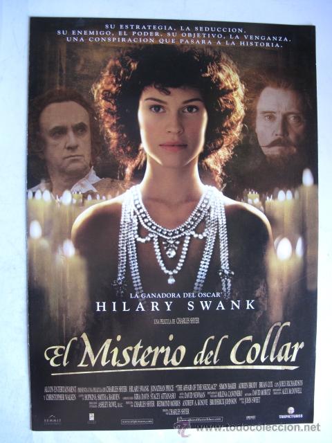 Cine: EL MISTERIO DEL COLLAR 10GUIAS X 25&euro; O 100GUIASX130&euro;