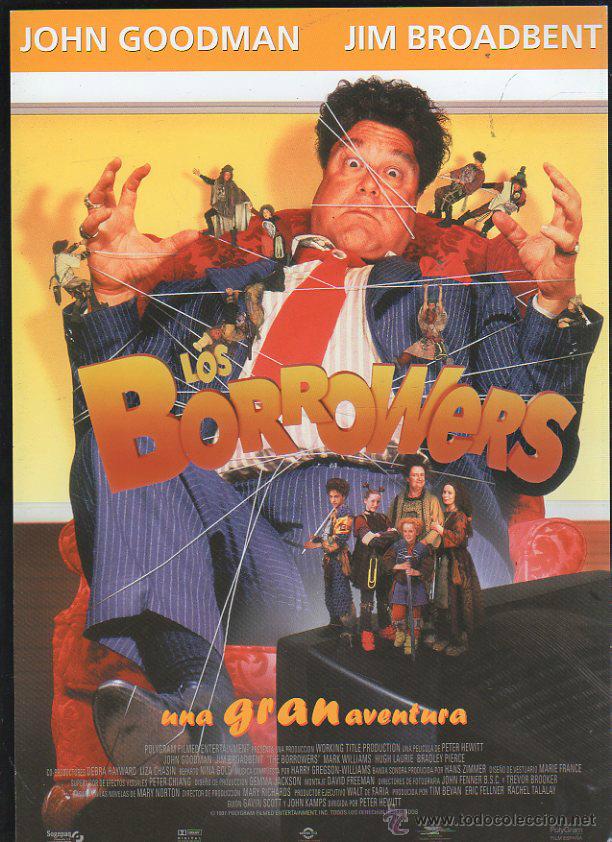 Cin&eacute;ma: GUIA PUBLICITARIA DE CINE DE LA PELICULA LOS BORROWERS. JOHN GOODMAN.