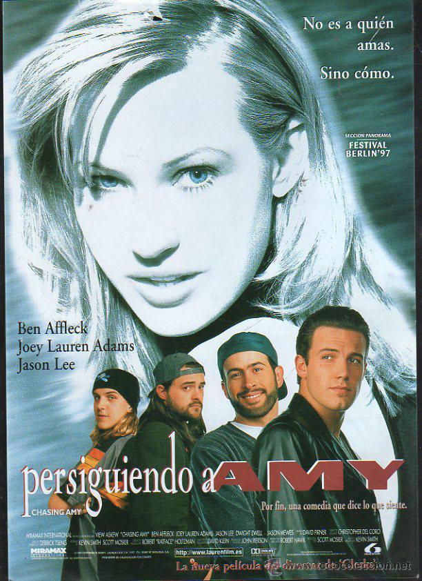 Cin&eacute;ma: GUIA PUBLICITARIA DE CINE DE LA PELICULA PERSIGUIENDO A AMY. BEN AFFLECK, JASON LEE