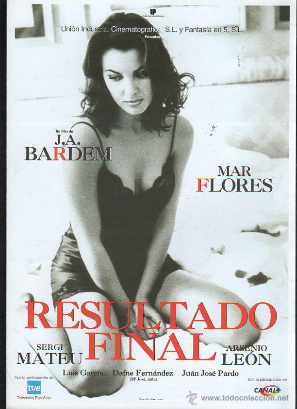 Cine: GUIA PUBLICITARIA DE CINE DE LA PELICULA RESULTADO FINAL. MAR FLORES