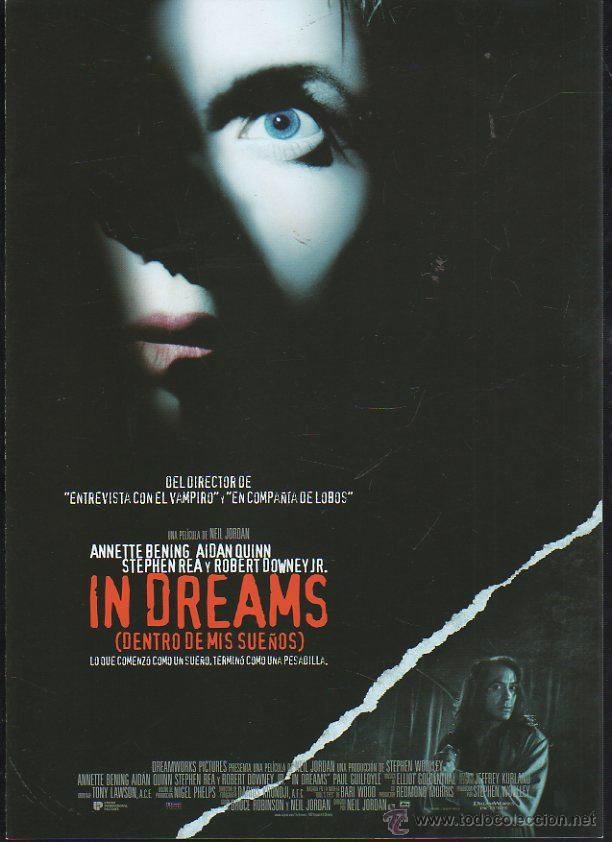 Cinema: GUIA PUBLICITARIA DE CINE DE LA PELICULA IN DREAMS (DENTRO DE MIS SUE&Ntilde;OS). CLAIRE COOPER