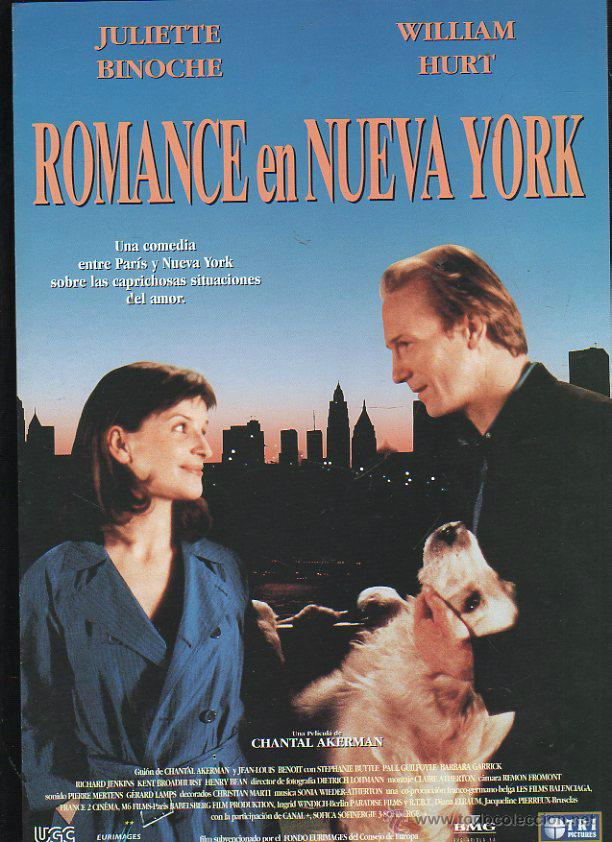 Cinema: GUIA PUBLICITARIA DE CINE DE LA PELICULA ROMANCE EN NUEVA YORK. JULIETTE BINOCHE