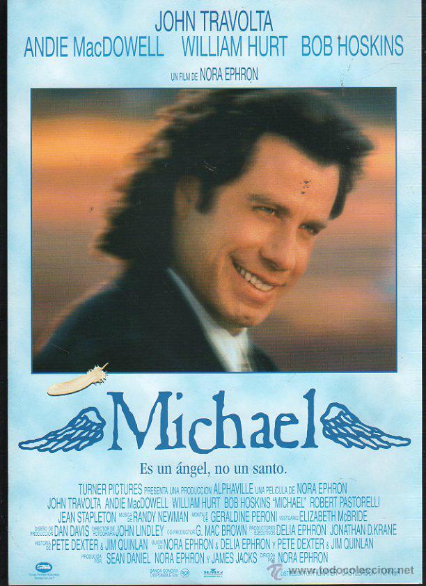 Kino: GUIA PUBLICITARIA DE CINE DE LA PELICULA MICHAEL. JOHN TRAVOLTA