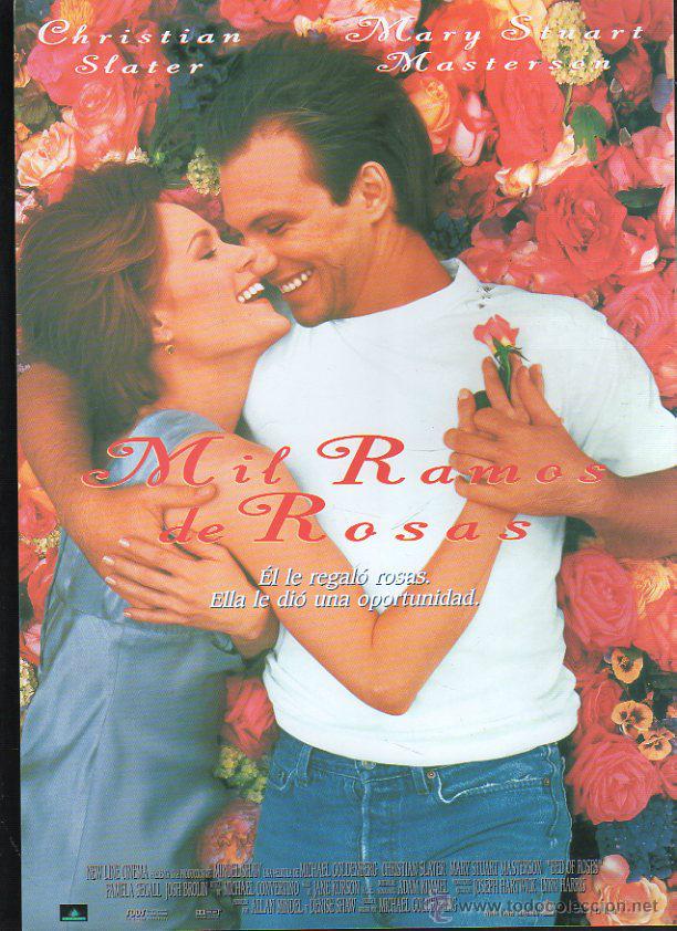 Cine: GUIA PUBLICITARIA DE CINE DE LA PELICULA MIL RAMOS DE ROSAS. CHRISTIAN SLATER, MARY STUART