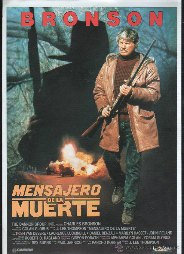 Cinema: GUIA PUBLICITARIA DE CINE DE LA PELICULA MENSAJERO DE LA MUERTE. BRONSON