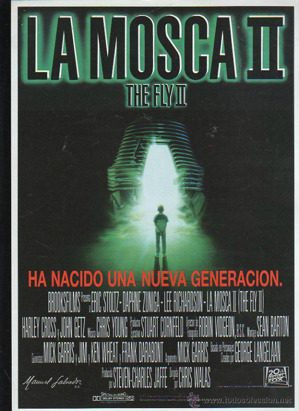Cin&eacute;ma: GUIA PUBLICITARIA DE CINE DE LA PELICULA LA MOSCA III. ERIC STOLTZ