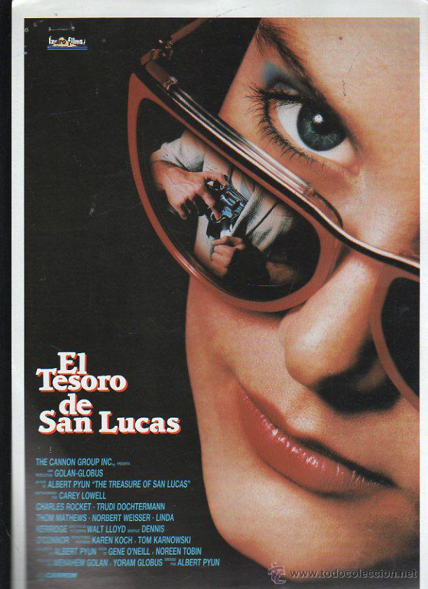 Cinema: GUIA PUBLICITARIA DE CINE DE LA PELICULA EL TESORO DE SAN LUCAS. CAREY LOWELL
