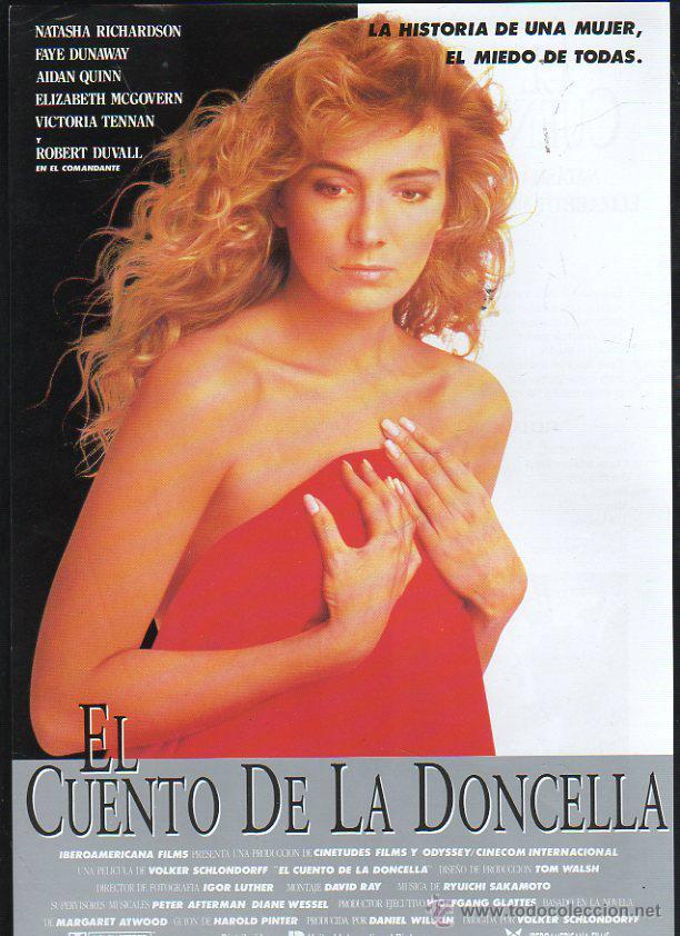 Cinema: GUIA PUBLICITARIA DE CINE DE LA PELICULA EL CUENTO DE LA DONCELLA. NATASHA RICHARDSON