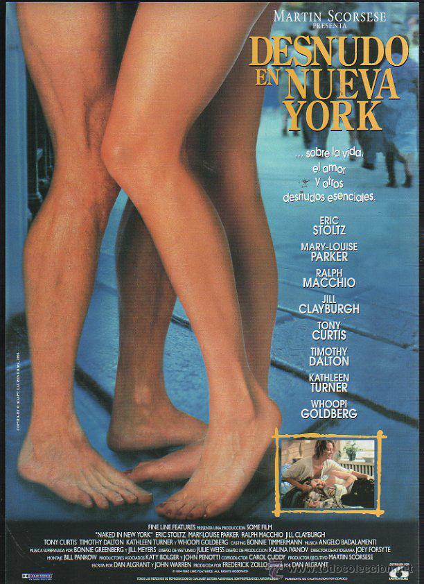 Cinema: GUIA PUBLICITARIA DE CINE DE LA PELICULA DESNUDO EN NUEVA YORK. ERIC STOLTZ