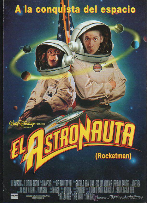Cinema: GUIA PUBLICITARIA DE CINE DE LA PELICULA EL ASTRONAUTA (ROCKETMAN). WALT DISNEY