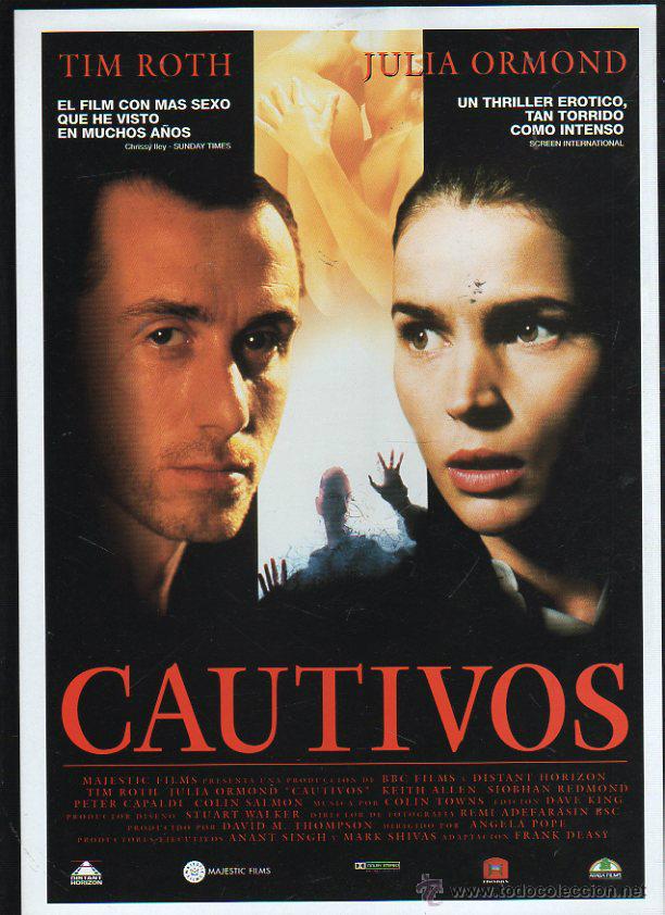 Cinema: GUIA PUBLICITARIA DE CINE DE LA PELICULA CAUTIVOS. TIM ROTH, JULIA ORMOND