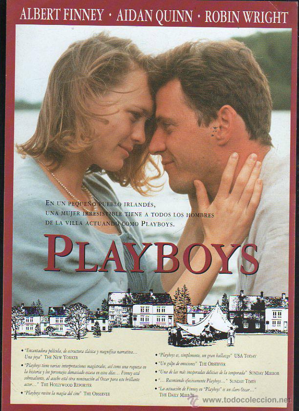 Cinema: GUIA PUBLICITARIA DE CINE DE LA PELICULA PLAYBOYS. ALBERT FINNEY, AIDAN QUINN