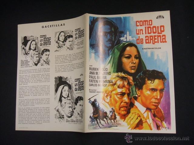 Cinema: GUIA PUBLICITARIA DE LA PELICULA COMO UN IDOLO DE ARENA -
