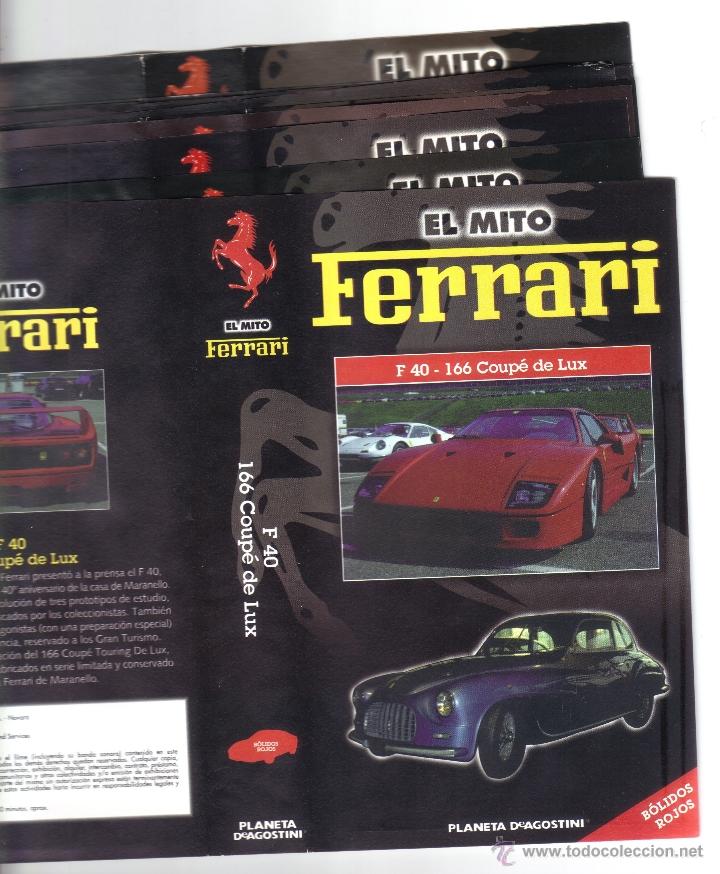 Cine: 13 car&aacute;tulas de vhs - EL MITO FERRARI.