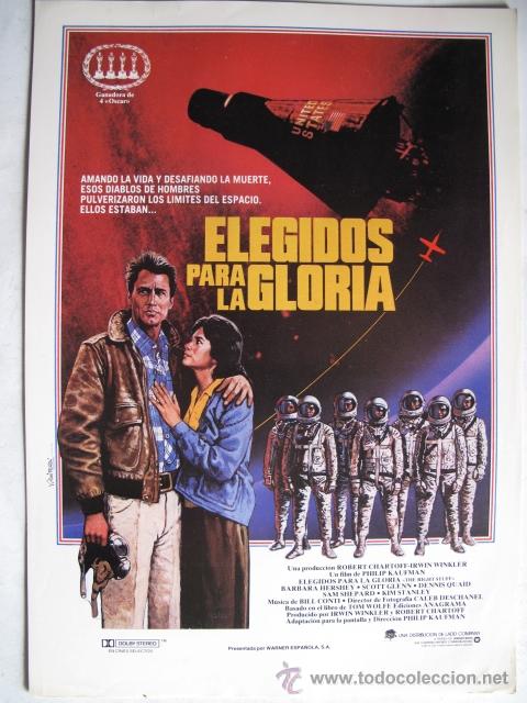 Cine: ELEGIDOS PARA LA GLORIA  10GUIAS X 25&euro; 100GUIASX130&euro; ENVIOS INCLUIDOS