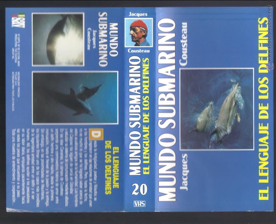 Cine: car&aacute;tula DE VHS - jacques cousteau - mundo submarino - n&uacute;mero 20