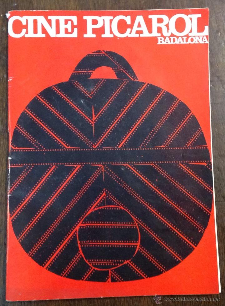 Cine: CINE PICAROL. BARCELONA. GUIA PUBLICITARIA. 1964.