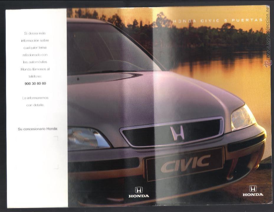 Cine: car&aacute;tula DE VHS - honda - civic