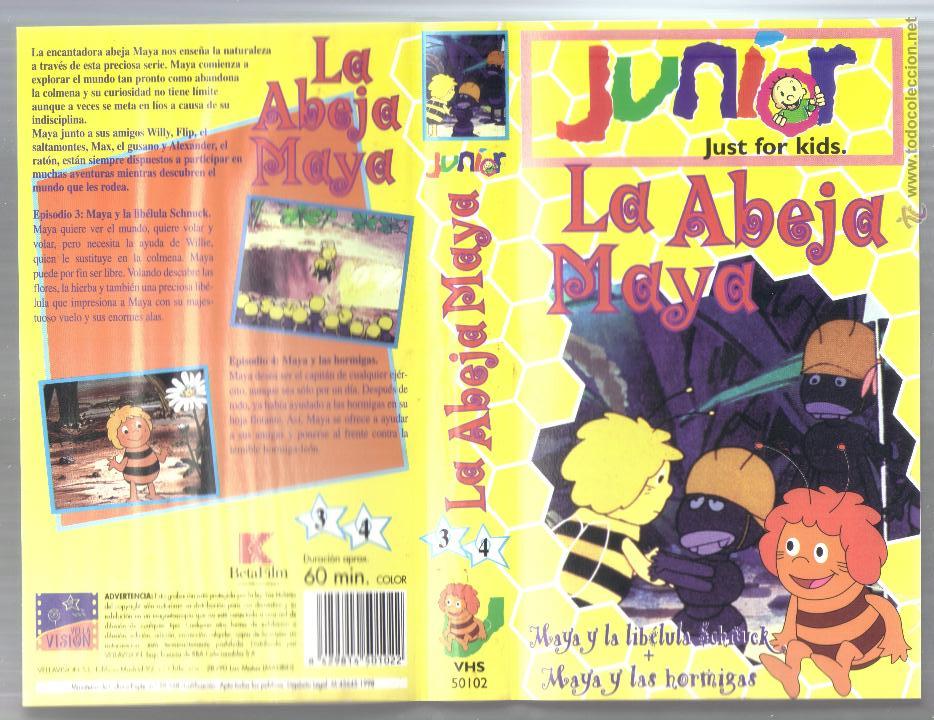 Cine: car&aacute;tula DE VHS - la abeja maya - n&uacute;meros 3 y 4