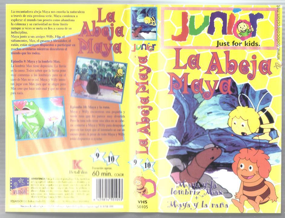 Cine: car&aacute;tula DE VHS - la abeja maya - n&uacute;meros 9 y 10