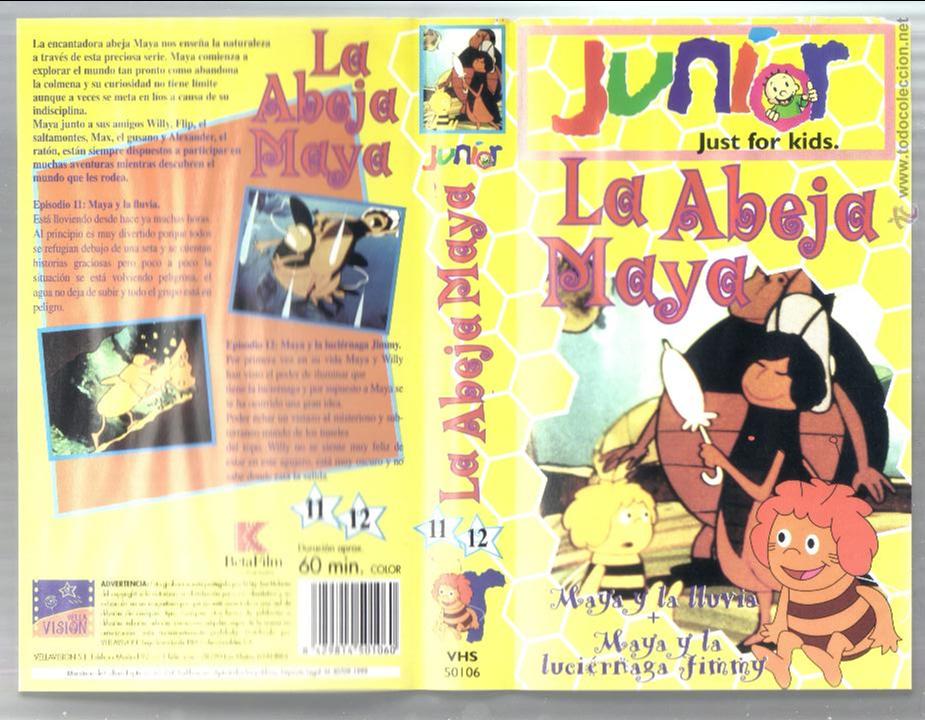 Cine: car&aacute;tula DE VHS - la abeja maya - n&uacute;meros 11 y 12