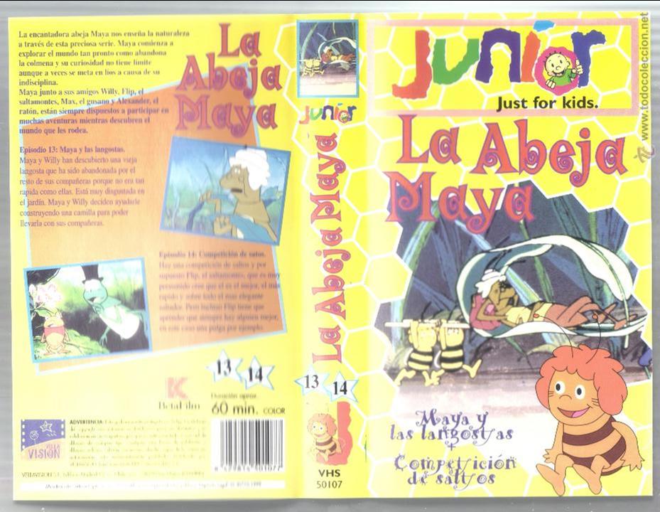 Cine: car&aacute;tula DE VHS- la abeja maya - n&uacute;meros 13 y 14
