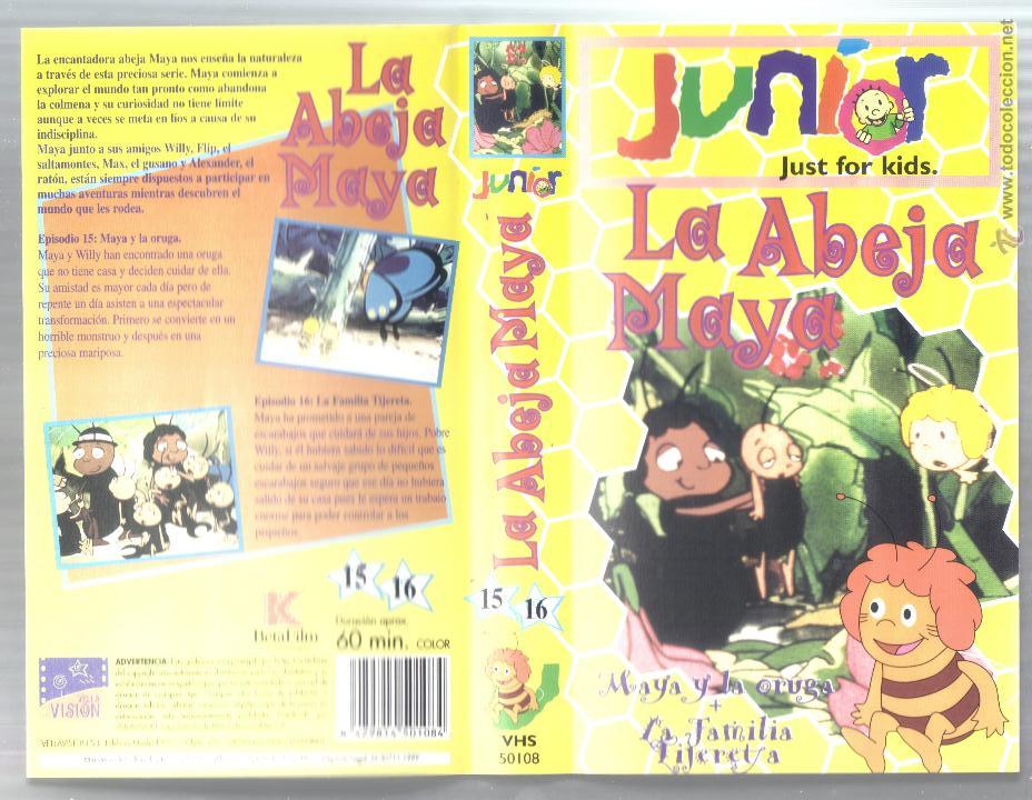 Cine: car&aacute;tula DE VHS - la abeja maya - n&uacute;meros 15 y 16
