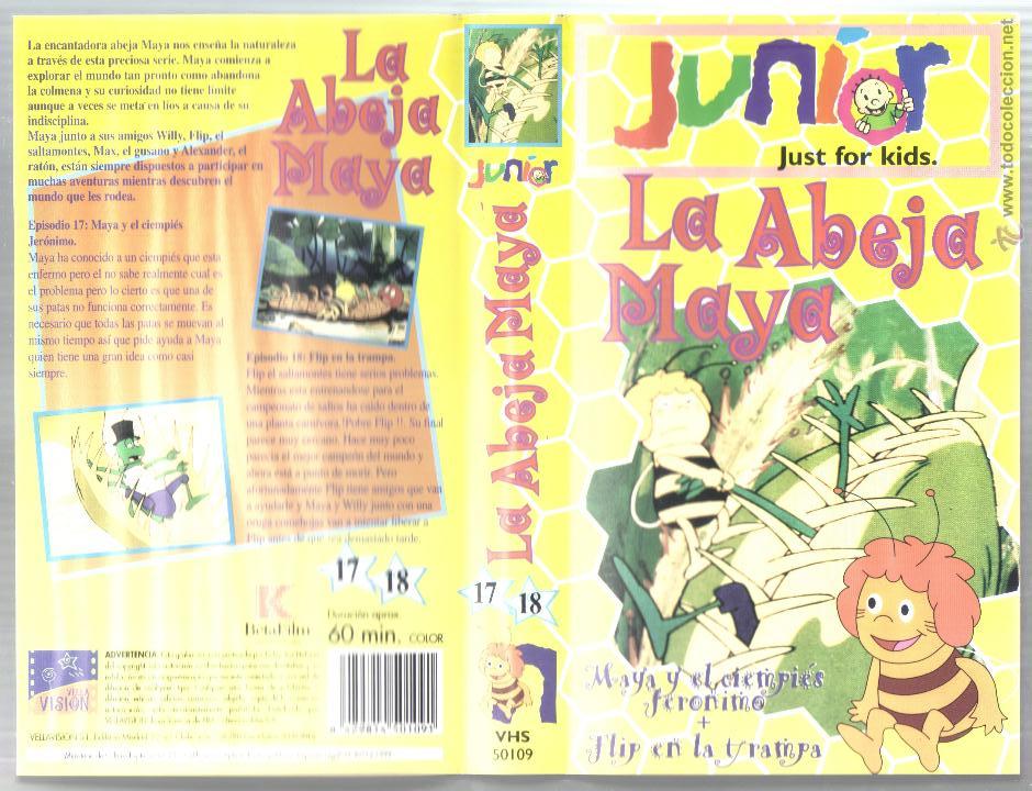 Cine: car&aacute;tula DE VHS - la abeja maya - n&uacute;meros 17 y 18