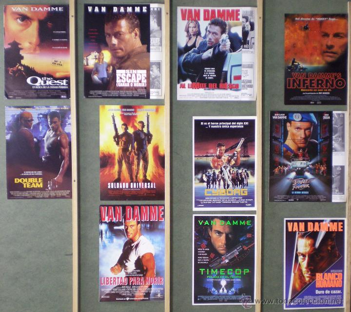 Cinema: G4944 JEAN CLAUDE VAN DAMME COLECCION 11 GUIAS ORIGINALES ESPA&Ntilde;OLAS +