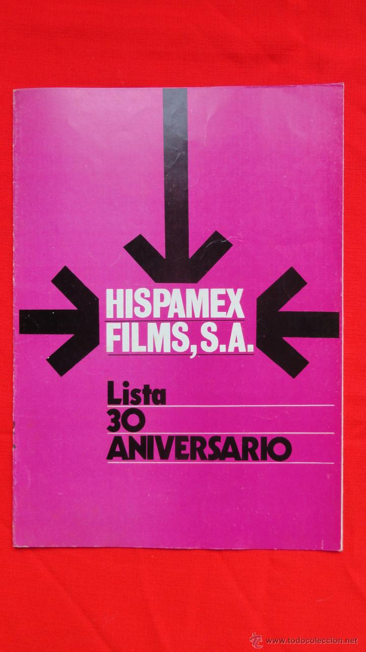 Cine: LISTA 30 ANIVERSARIO HISPAMEX FILMS, TR&Iacute;PTICO, DICK TURPIN, LA SEMILLA DEL TAMARINDO