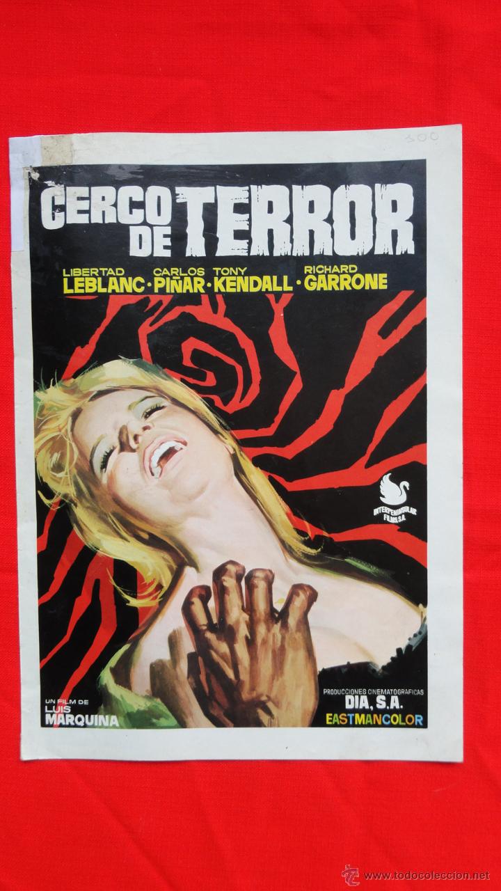 Cinema: CERCO DE TERROR, GU&Iacute;A DOBLE, LIBERTAD LEBLANC CARLOS PI&Ntilde;AR