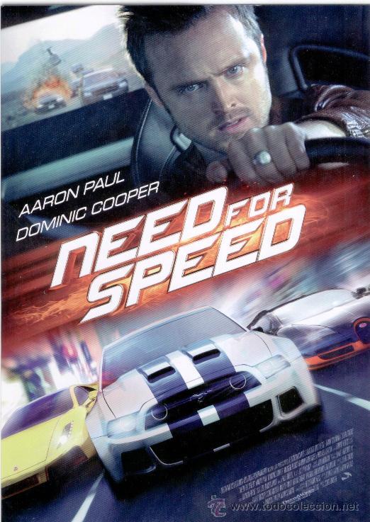 Cine: NEED FOR SPEED (2014) - AARON PAUL & DOMINIC COOPER