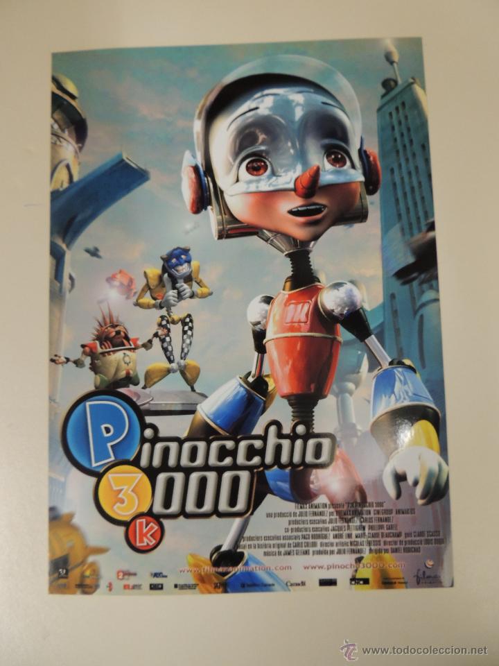 Cine: guia publicitaria or. en catal&aacute;n pinocho 3000 - animacion - lote 20 guias 30 euros