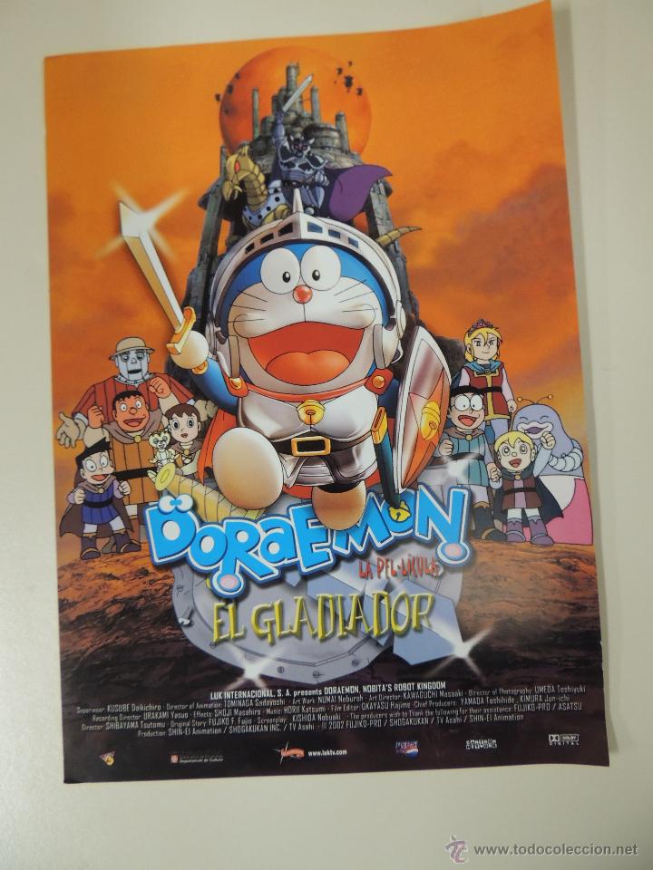 Cine: guia publicitaria en catal&aacute;n - doraemon el gladiador - nobita - lote 30 guias 20 euros